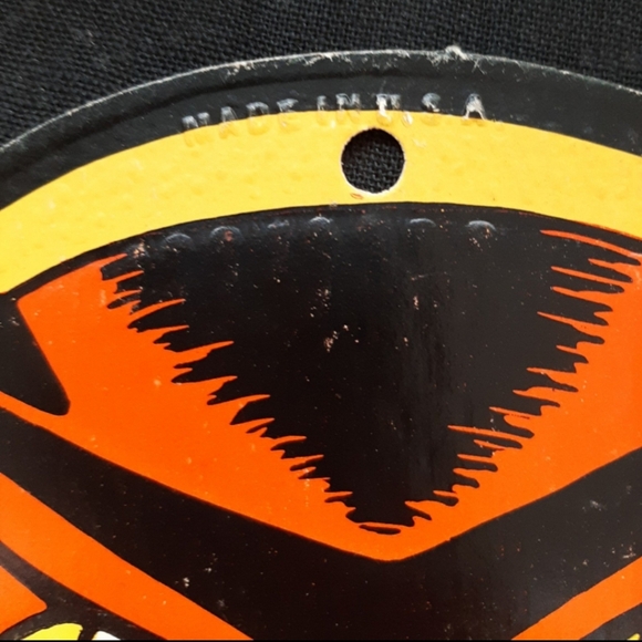 Authentic vintage copr H. E. LUHRS diecut embossed owl halloween decoration - Picture 8 of 8